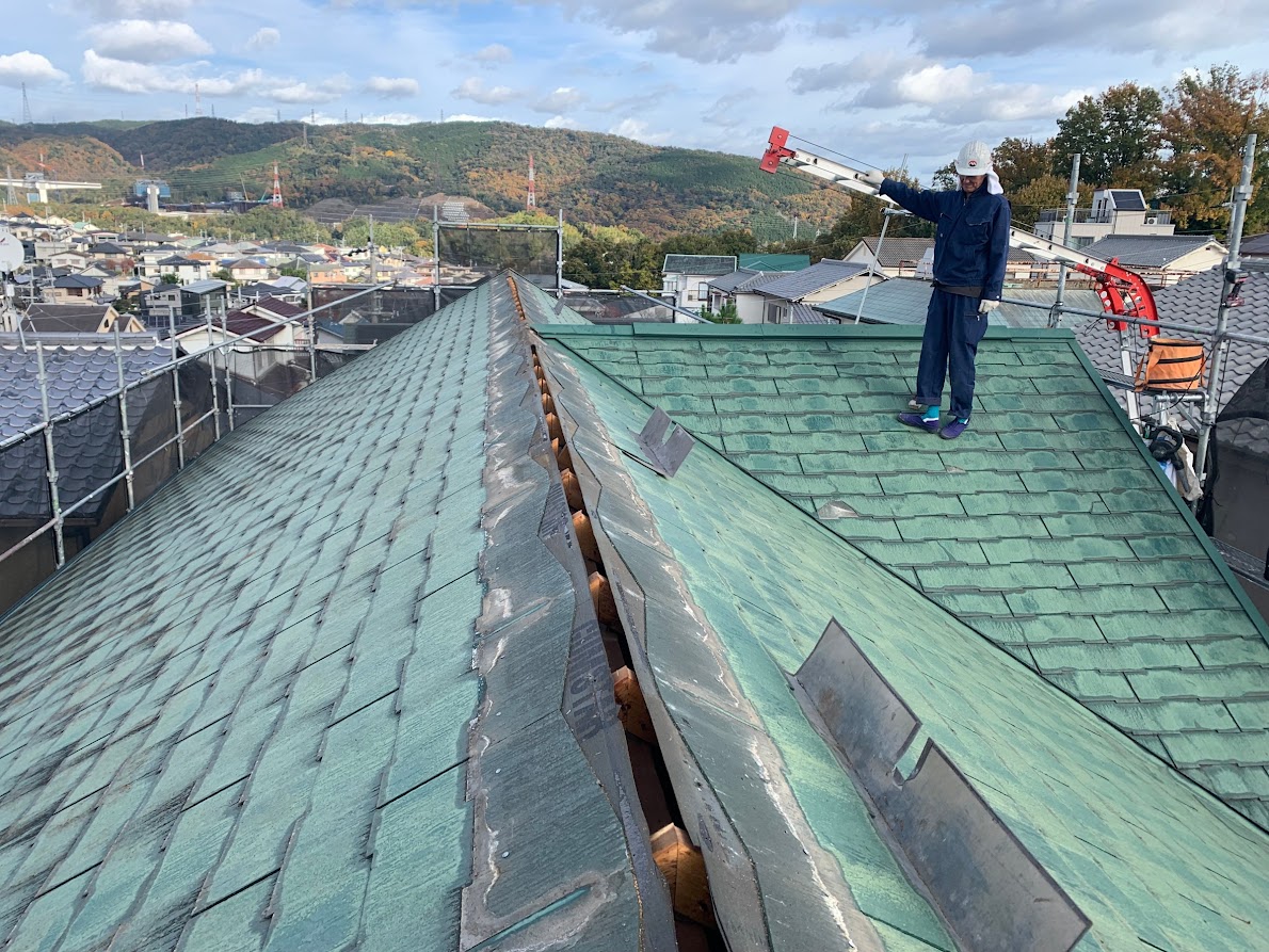 島本町の瓦屋根の葺き替え工事～ROOGA雅に～